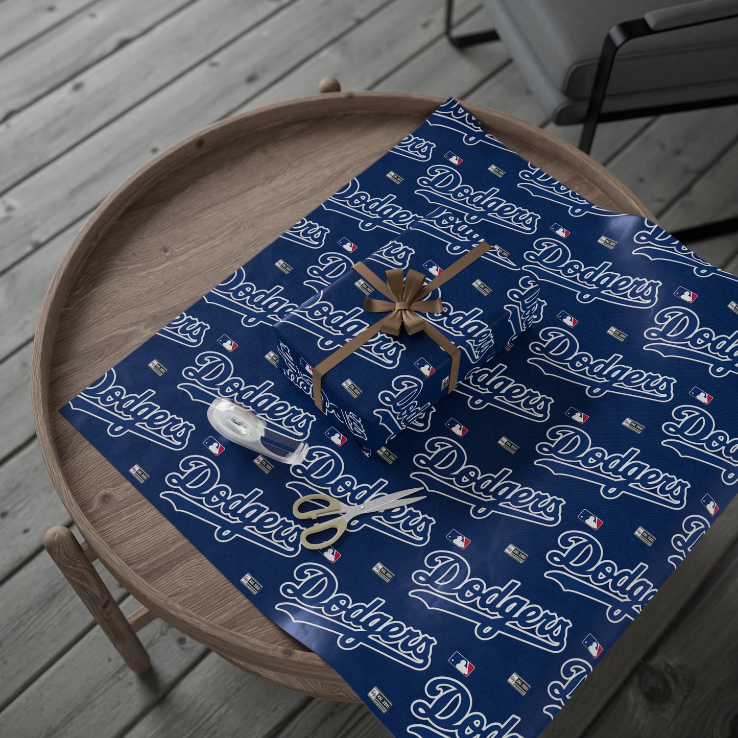 Los Angeles Dodgers MLB Gift Wrapping Paper