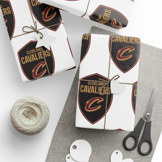 Cleveland Cavaliers NBA Holiday Gift Wrapping Paper