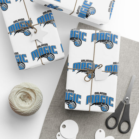 Orlando Magic NBA Holiday Gift Wrapping Paper