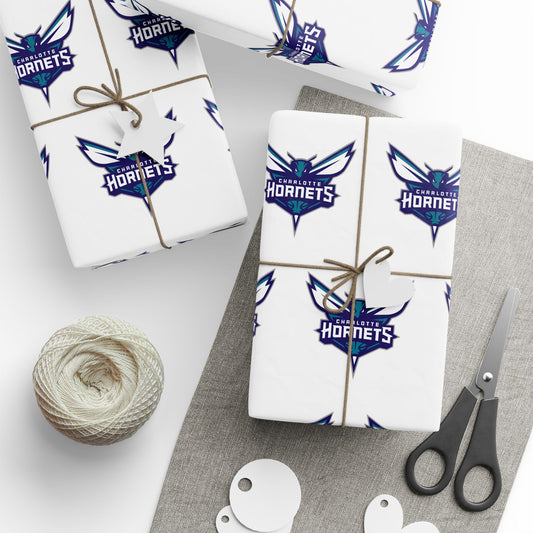 Charlotte Hornets NBA Holiday Gift Wrapping Paper