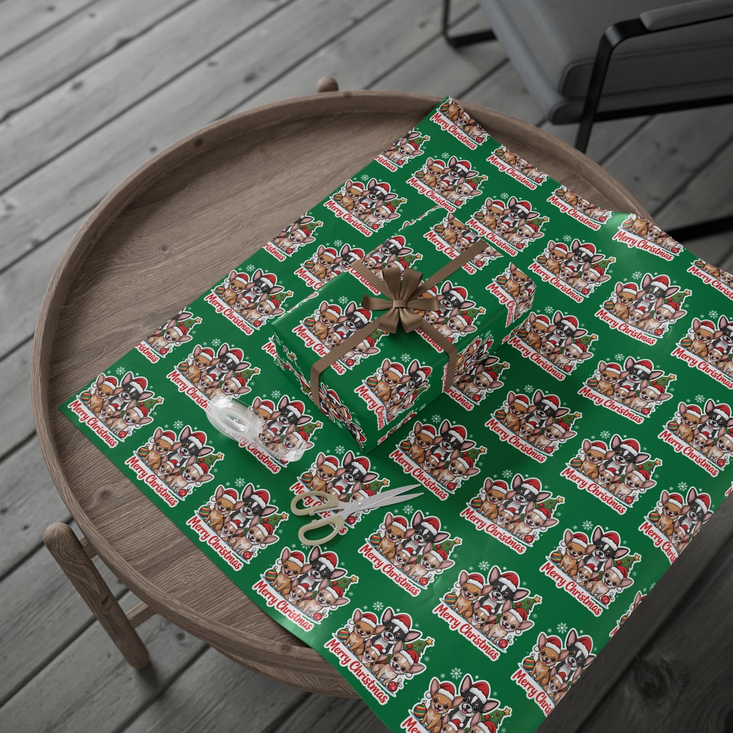 Chihuahua Merry Christmas Wrapping Paper