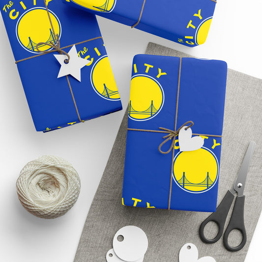 Golden State Warriors The CITY NBA Gift Wrapping Paper
