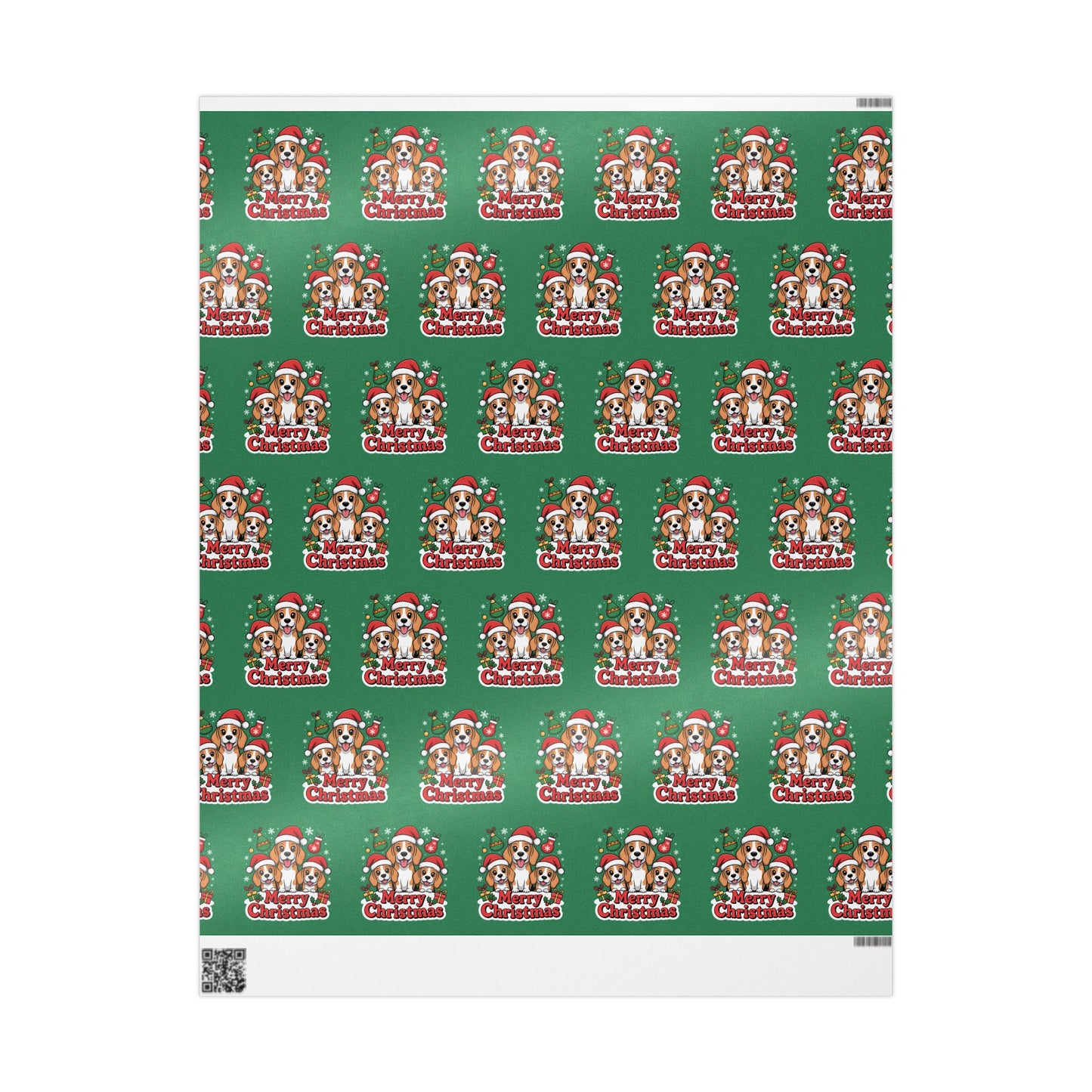 Beagles Merry Christmas Wrapping Paper