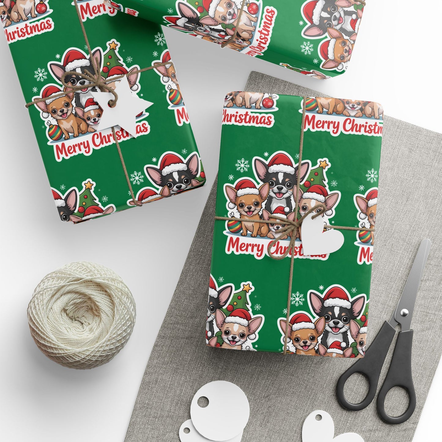 Chihuahua Merry Christmas Wrapping Paper