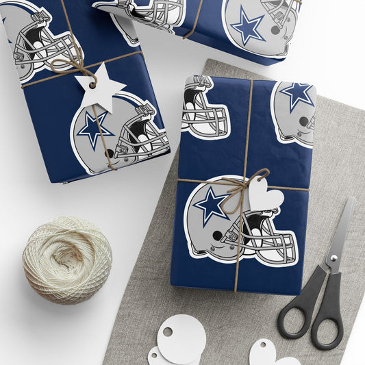 Dallas Cowboys NFL Gift Wrapping Paper